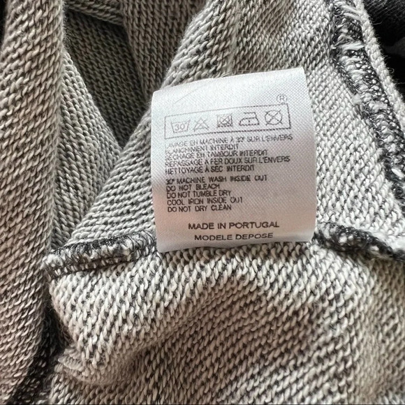 Maje Daleo Cotton Leopard Print Pullover Sweatshirt Size S 7875 - Picture 8 of 9